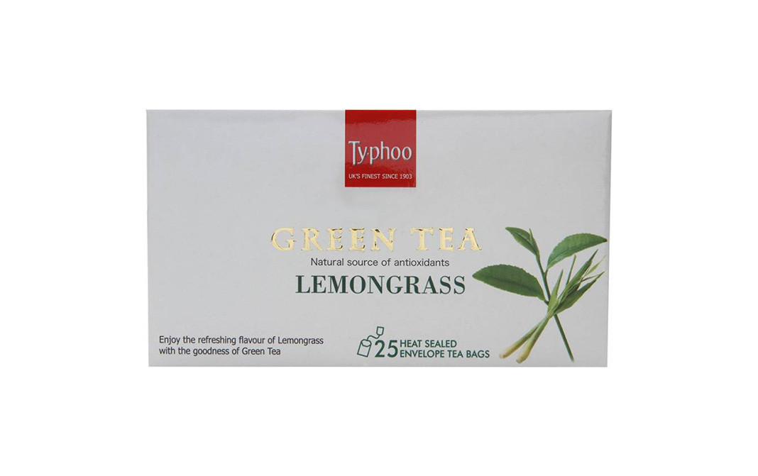 Typhoo Green Tea - Lemongrass   Box  25 pcs